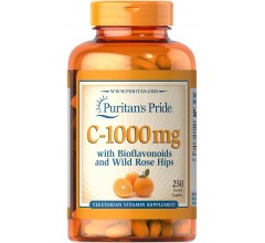 Puritans Pride Vitamin C-1000 mg with Bioflavonoids 100 caps