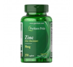 Puritans Pride Zinc 50 mg 250 caplets