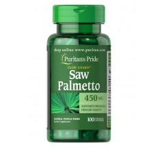 Puritans Pride Saw Palmetto 450 mg 100 Capsules