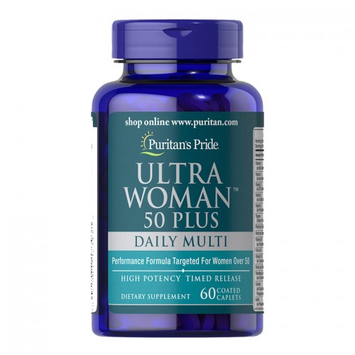 Puritans Pride Ultra Woman™ 50 Plus Multi-Vitamin 60 Caplets
