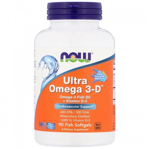 Now Foods Ultra Omega 3-D 90 sortgels