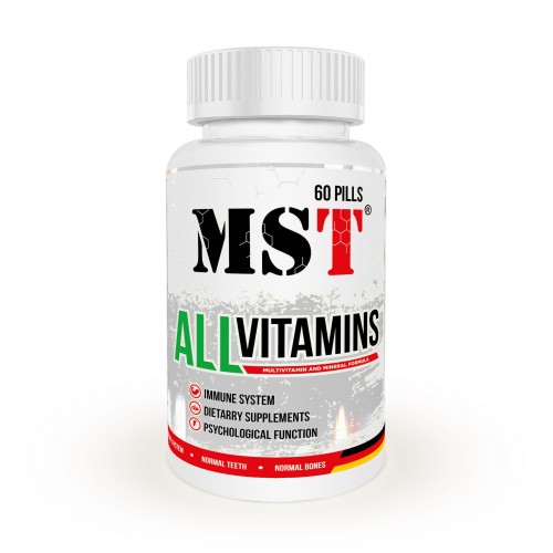MST AllVitamins 60 tab (Strawberry Coated)
