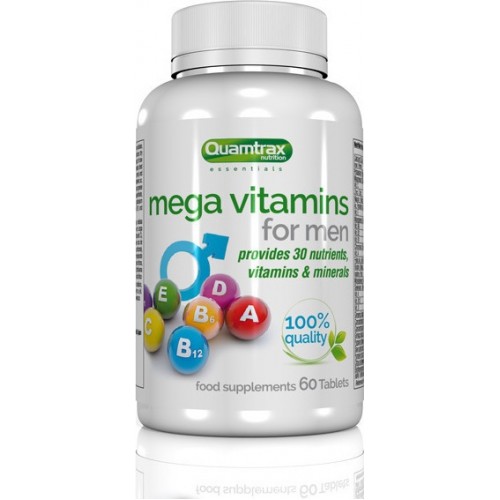 Quamtrax Nutrition Mega Vitamins for Men 60 таб