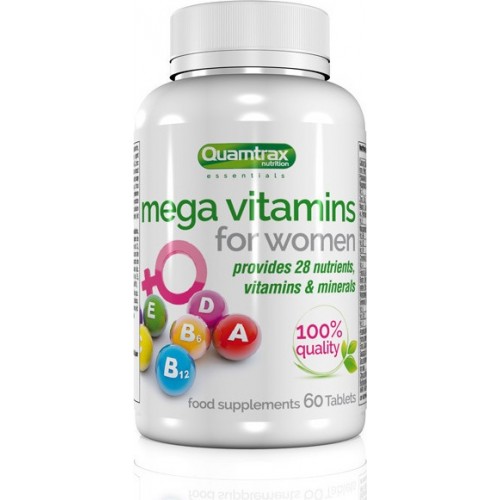 Quamtrax Nutrition Mega Vitamins for Women 60 таб