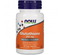 Now Foods Glutathione 250 мг 60 веган кап