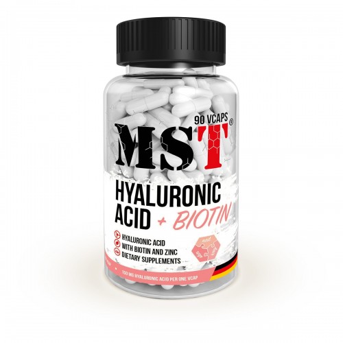 MST Hyaluronic Acid 150 mg + Biotin + Zink 90 Vcaps