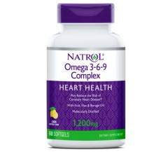 Natrol Omega 3-6-9 complex 55% 60 софт гель