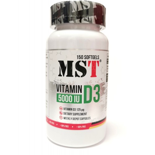 MST Vitamin D3 5000IU 150caps