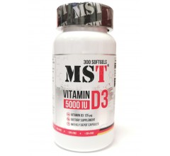 MST Vitamin D3 5000IU 300caps