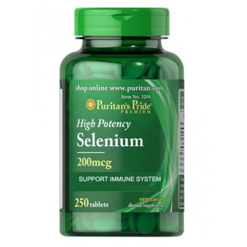 Puritans Pride Selenium 200 mcg 250 Tablets