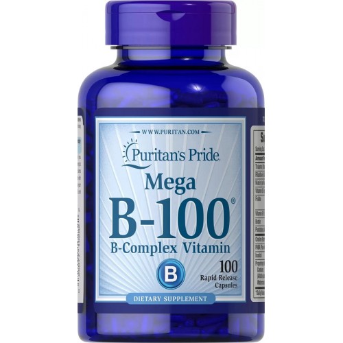 Puritans Pride Vitamin B-100 Complex 100 capsules