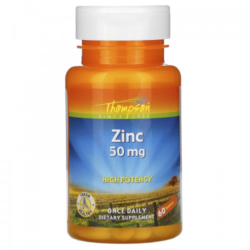 Thompson Zinc 50 mg 60 Tablets