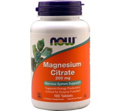 Now Foods Magnesium Citrate 100 tablets