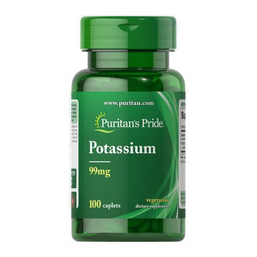 Puritans Pride Potassium 99 mg 100 caplets