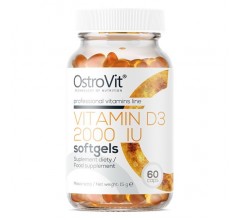 OstroVit Vitamin D3 2000 60 softgel