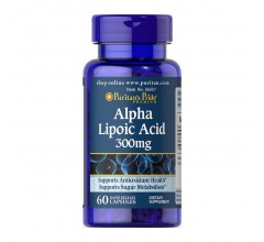Puritans Pride Alpha Lipoic Acid 300 mg 60 Capsules