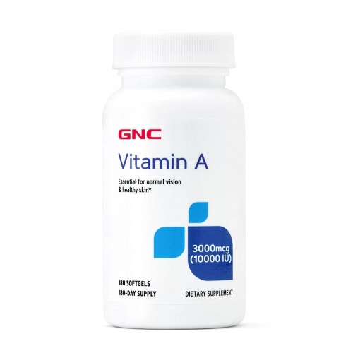 GNC Vitamin A 10000 180 softgels