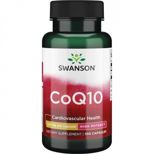 Swanson CoQ10 - High Potency 120 mg 100 Caps