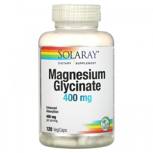 Solaray Magnesium Glycinate 100 mg 120 VegCaps