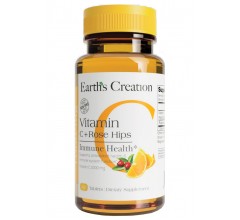 Earths Creation Vitamin C 1000 mg with rose hips 60 таб