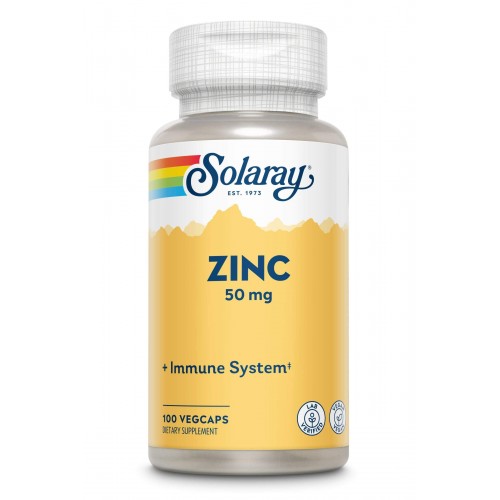 Solaray Zinc 50 mg 100 VegCaps