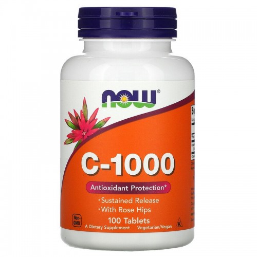 Now Foods C-1000 Rose Hips Sustained Release 100 tab