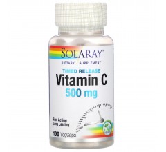Solaray Vitamin C Time Release 500 mg