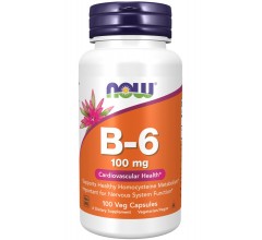 Now Foods B-6 100mg 100 vcaps