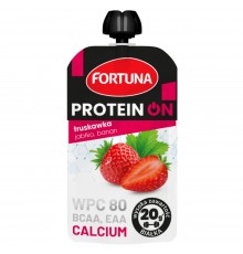 Fortuna Протеїн ОН. Мус мультифруктовий збагачений білком 180 г полуниця-яблуко-банан