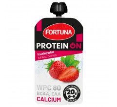 Fortuna Протеїн ОН. Мус мультифруктовий збагачений білком 180 г полуниця-яблуко-банан