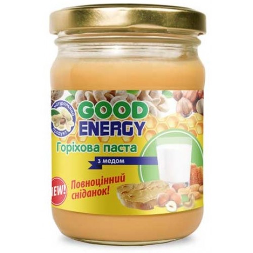 Good Energy Паста горіхова з медом 250г