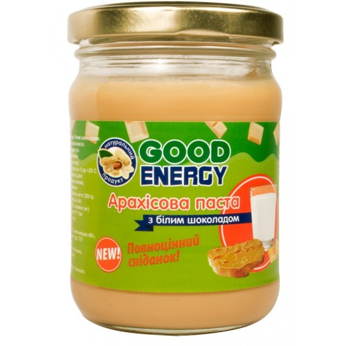 Good Energy Паста арахисовая с белым шоколадом 460г
